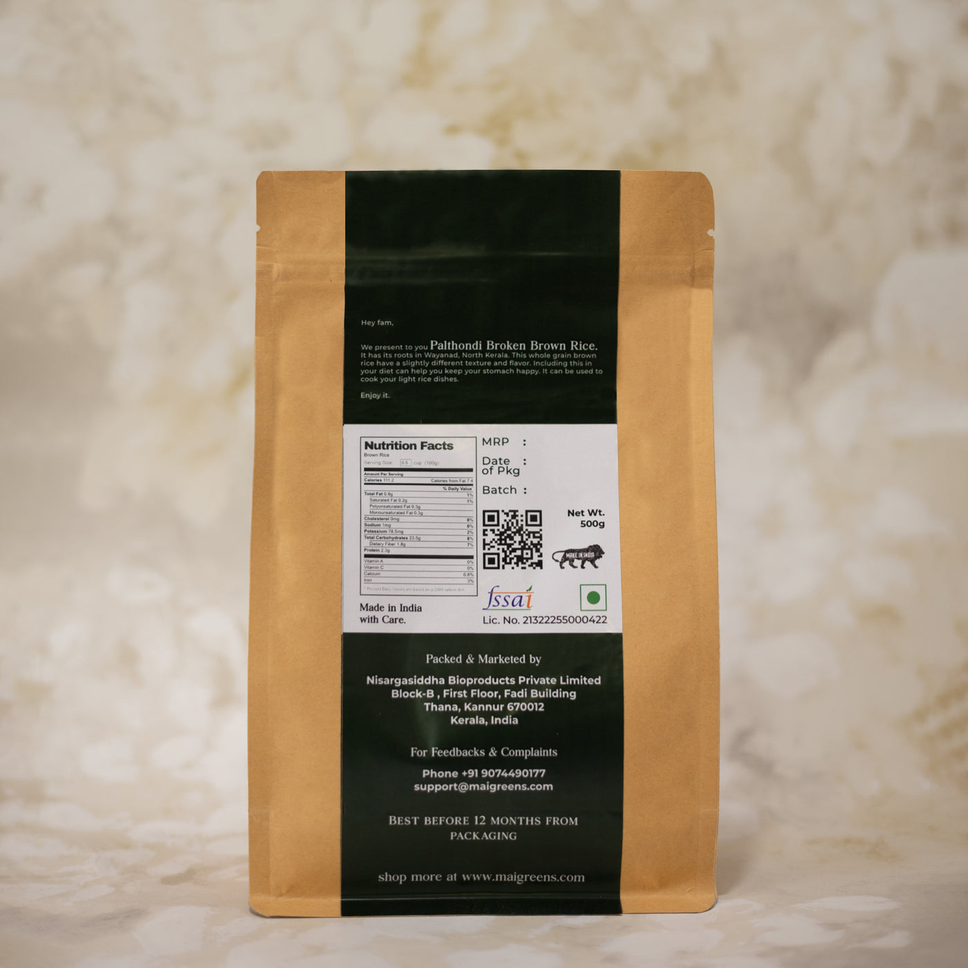 Palthondi Broken Brown Rice | Broken Thondi Rice | Mai Greens – Maigreens