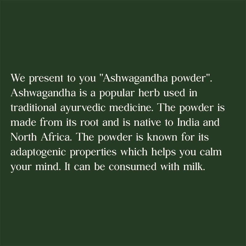 Ashwagandha Powder